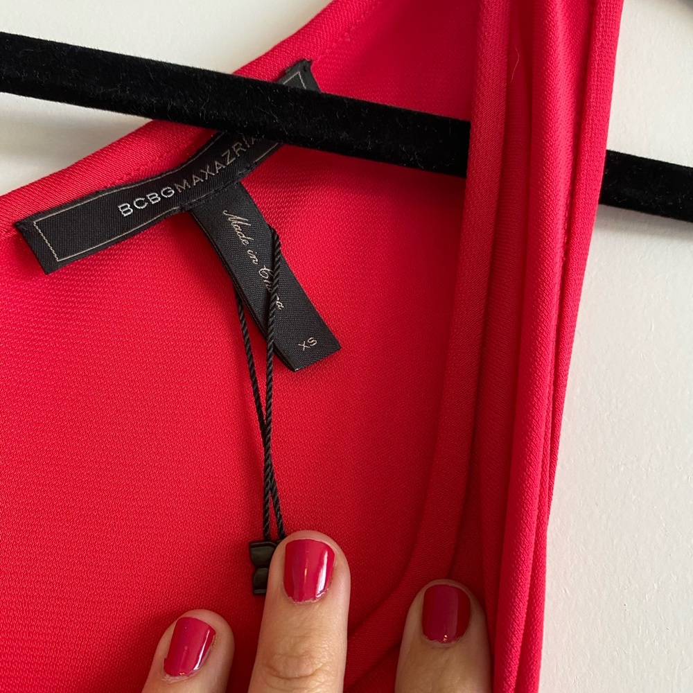 BCBG Red NWT Maxi Dress - Picture 6 of 9